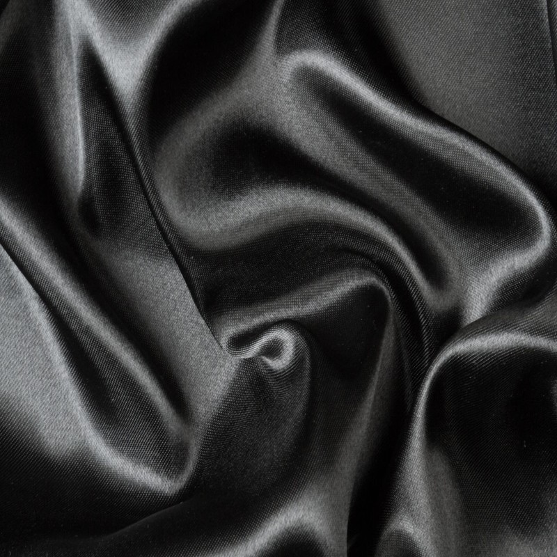 black-silk-fabric